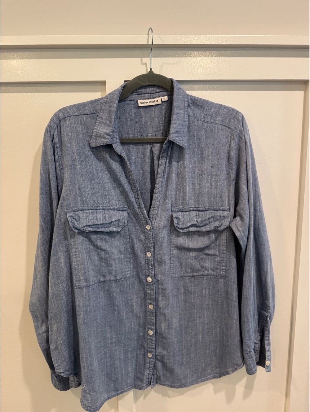 Roller Rabbit Blue Button-Down Shirt